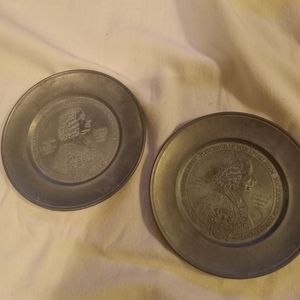 Set of vintage decorative plates